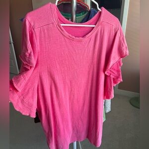 Terra & Sky Flutter Top